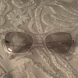PRADA CATWALK CLEAR FRAME SUNGLASSES